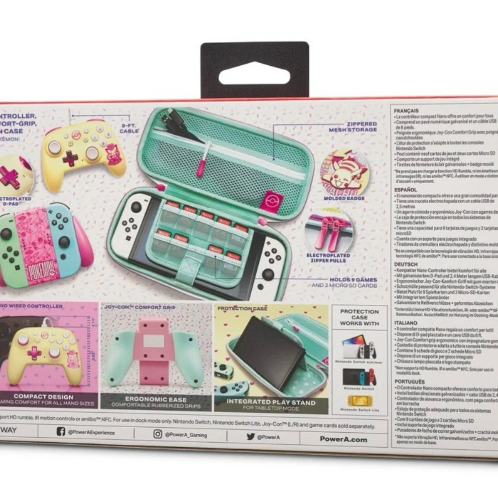 Nintendo Switch Console Set Pink and Green